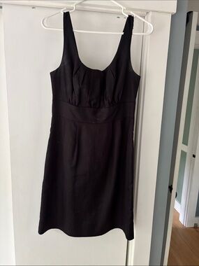 Vintage 2006 J. Crew Black Scoop-Neck Women's Dress